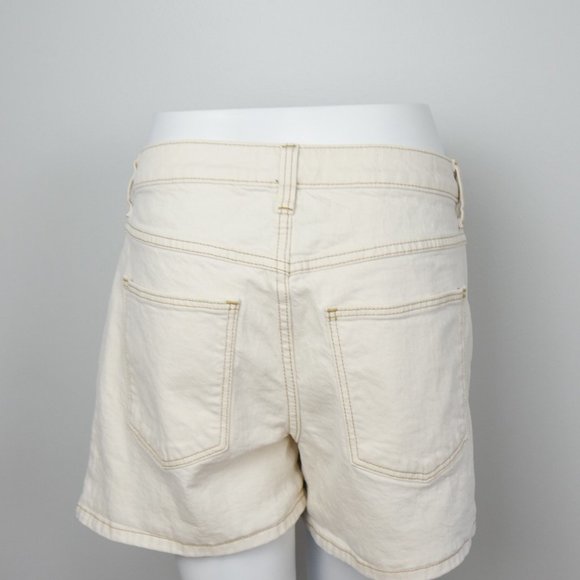 Universal Threads Cream with Tan Stitching Vintage Western Style Shorts 10 - Picture 4 of 12